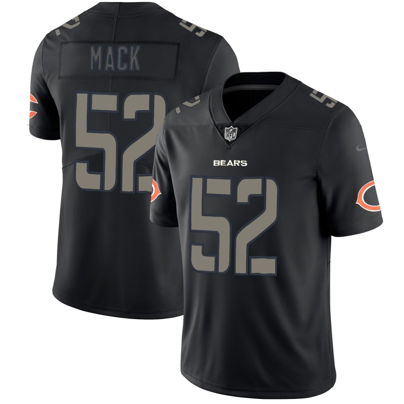 2018 Men Chicago Bears #52 Mack black Nike Vapor Untouchable Limited Player NFL Jerseys->chicago bears->NFL Jersey